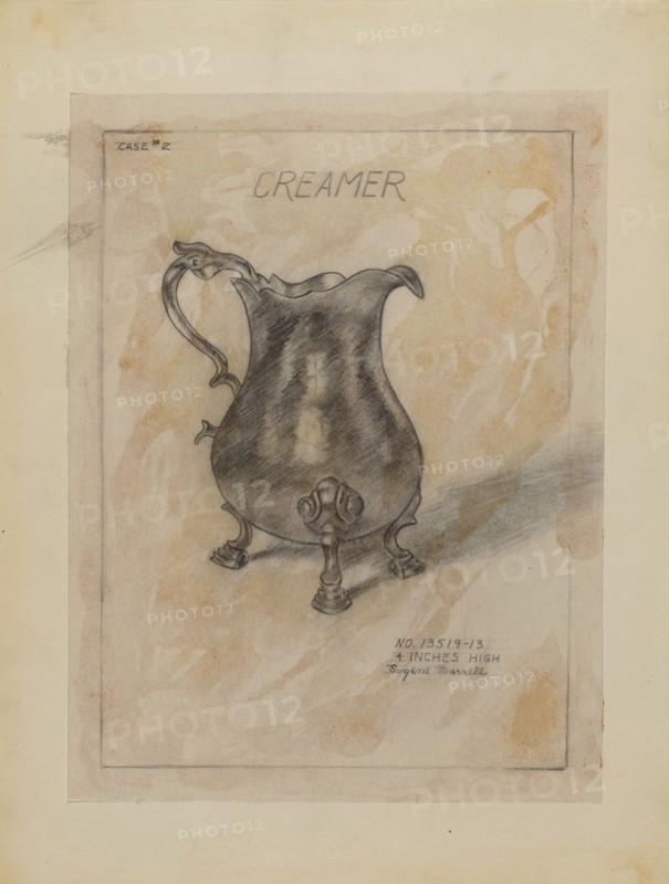 Silver Creamer, 1936/1942.