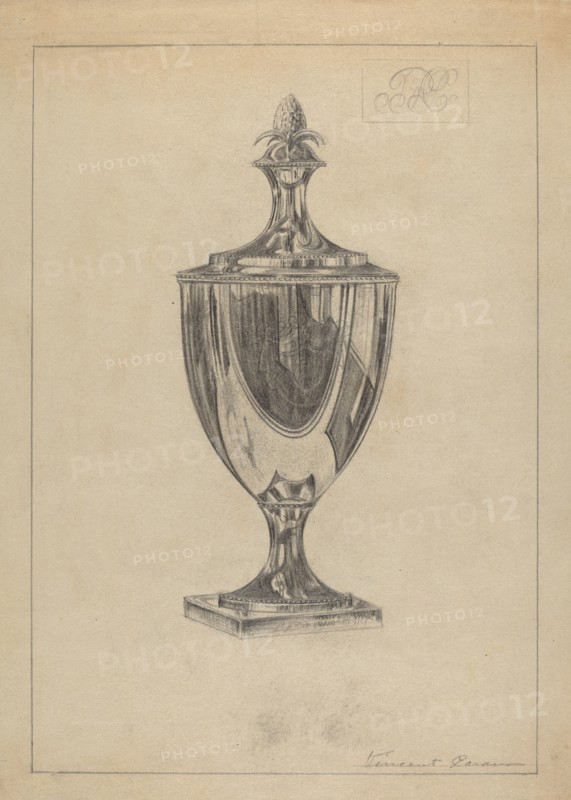 Silver Sugar Urn, c. 1936.