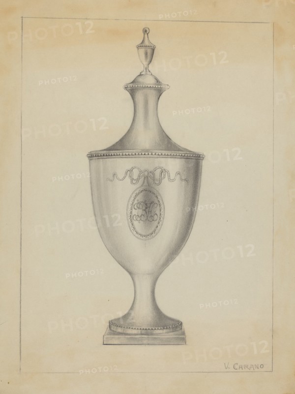 Silver Sugar Urn, c. 1936.
