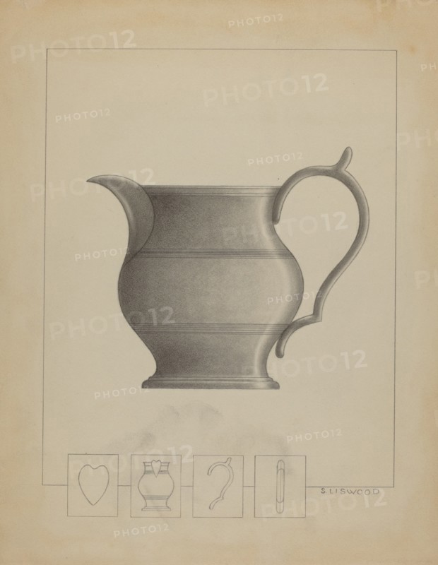 Pewter Pitcher, 1935/1942.