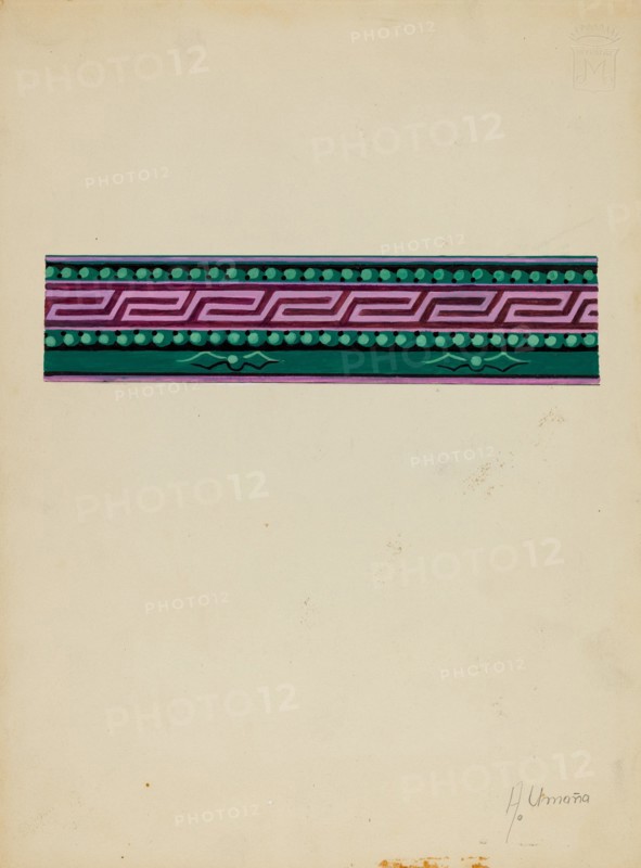 Wall Paper Border, c. 1936.