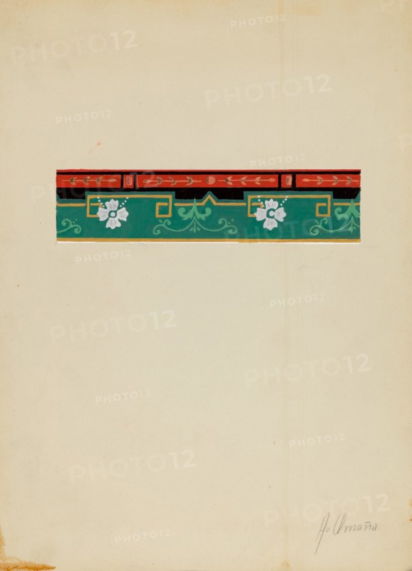 Wall Paper Border, c. 1936.