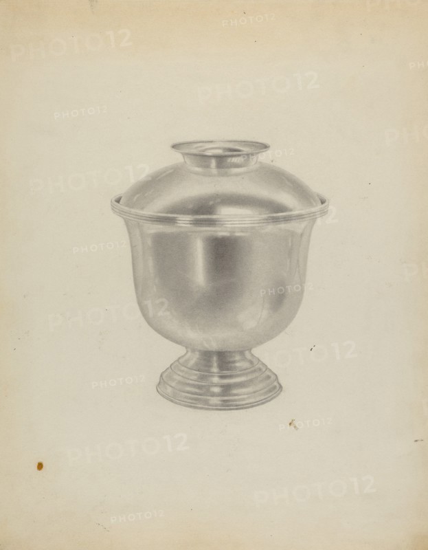 Silver Sugar Bowl, c. 1938.
