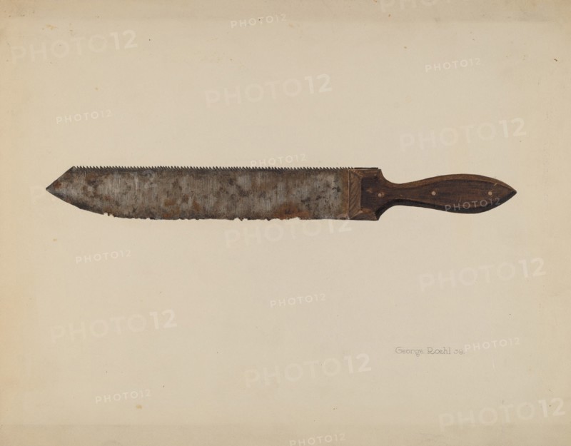 Combination Saw/Knife, 1938.
