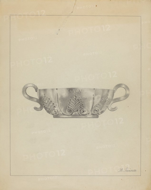 Silver Wine Taster, c. 1936.