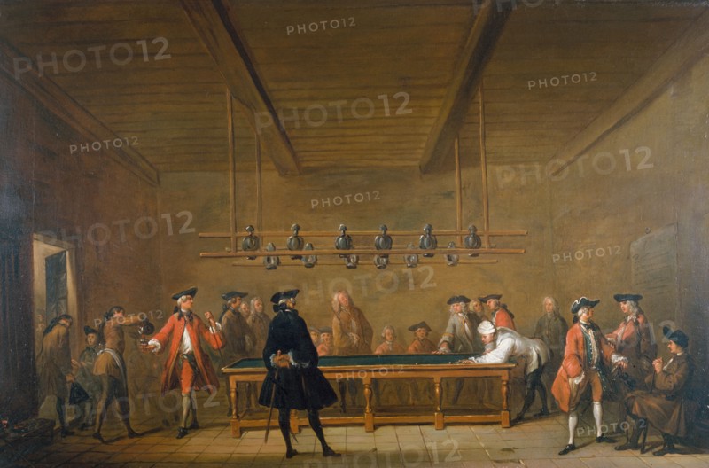 Billiard Party, c1720.