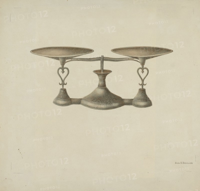 Shaker Scales, c. 1941.