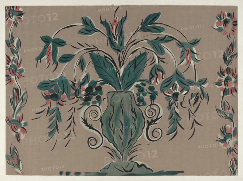 Hand Painted Wall, c. 1939.