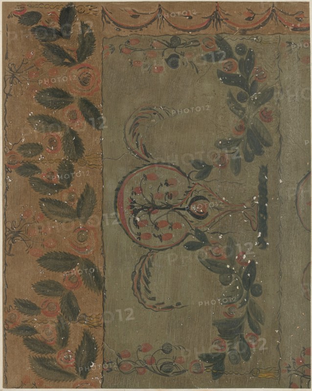 Hand-Painted Wall, c. 1939.