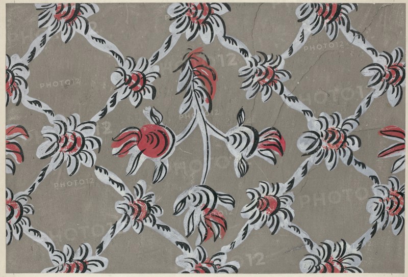 Hand-Painted Wall, c. 1938.