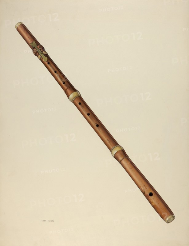 Zoar Flute Recorder, c. 1938.