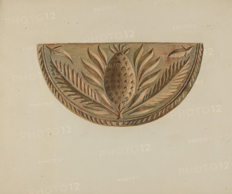 Pa. German Butter Mold, c. 1938.