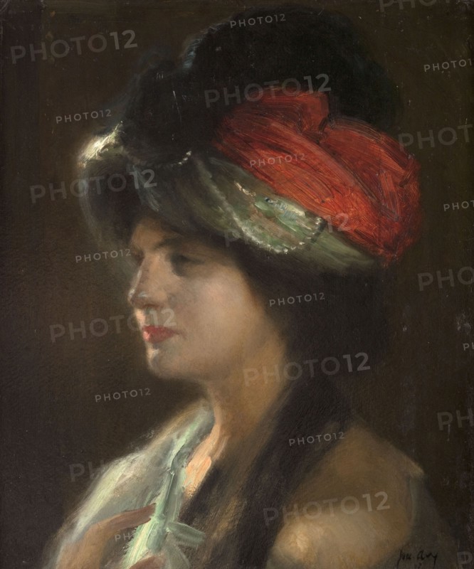 Yamila in a turban, 1907.