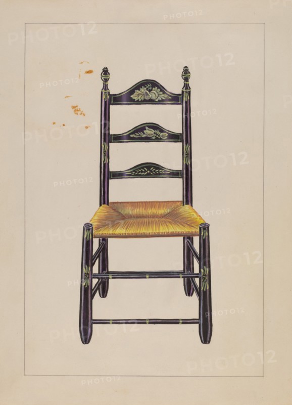 Ladderback Chair, c. 1936.