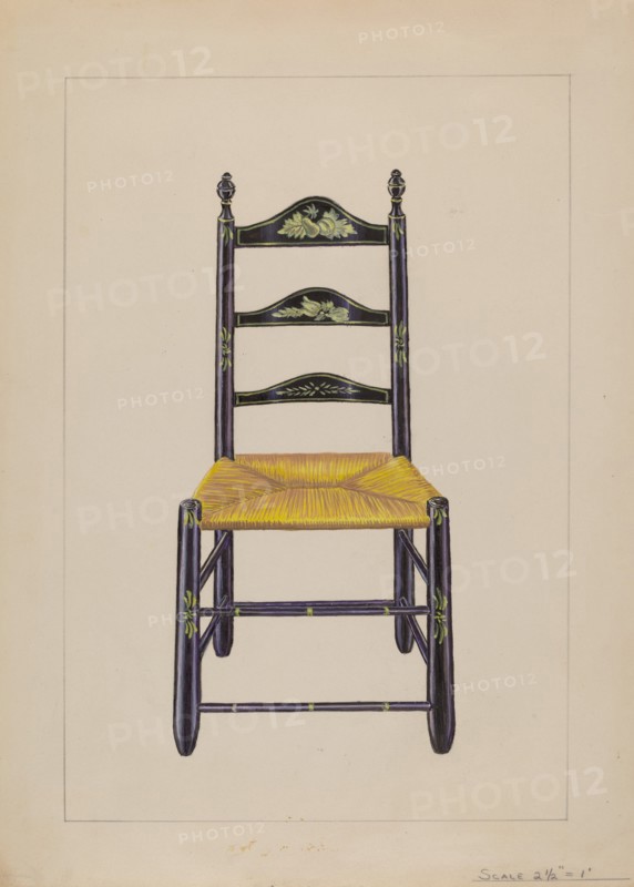 Ladderback Chair, c. 1936.