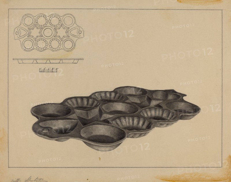 Maple Sugar Mold, c. 1937.