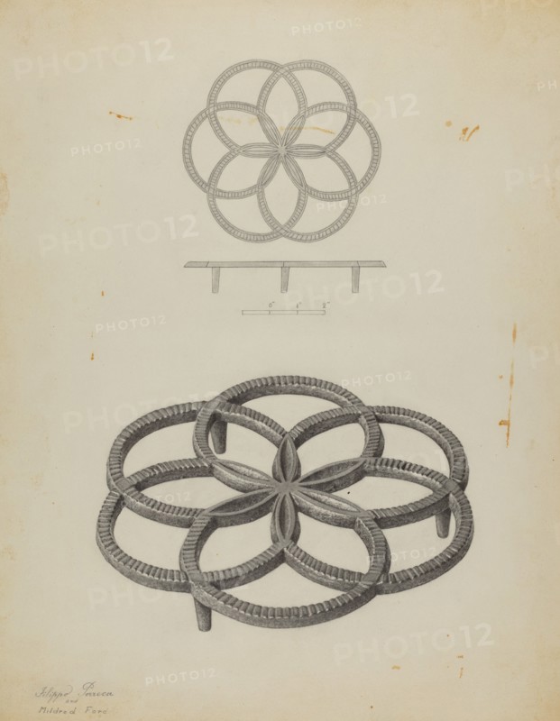 Pa. German Trivet, c. 1940.