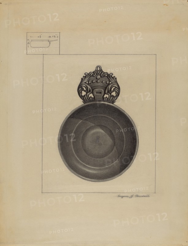 Pewter Porringer, 1935/1942.