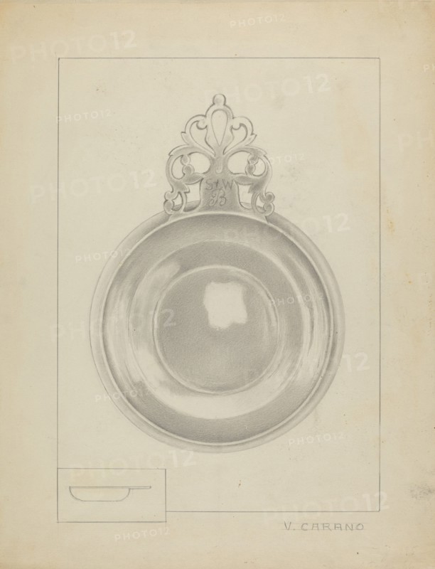 Silver Porringer, 1935/1942.