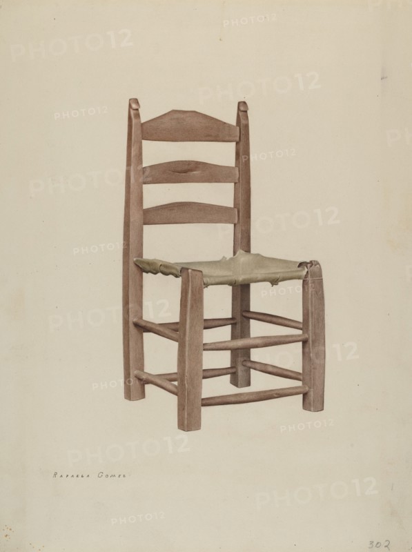 Rawhide Bottomed Chair, 1940.
