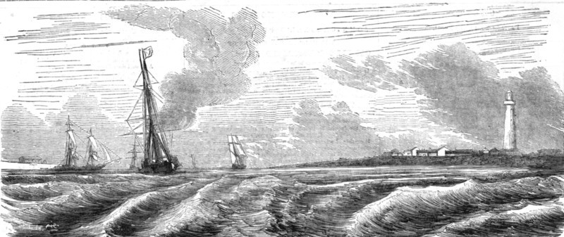 'Sulina Mouth of the Danube', 1854. Creator: Unknown.