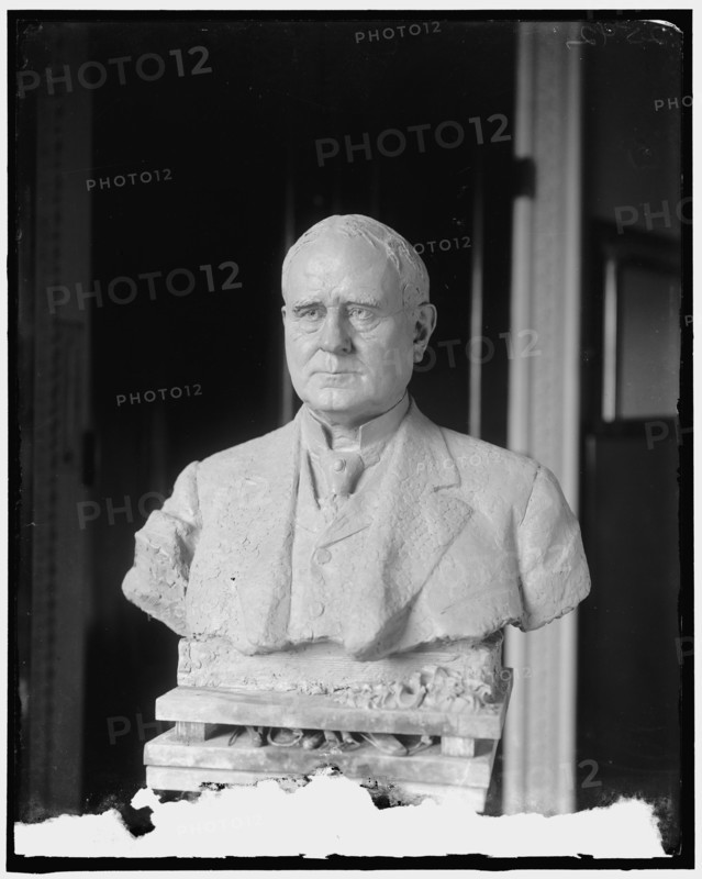 Speaker Clark's bust, c1918. Creator: Harris & Ewing.