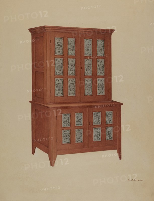 Shaker Tin Safe, c. 1939.