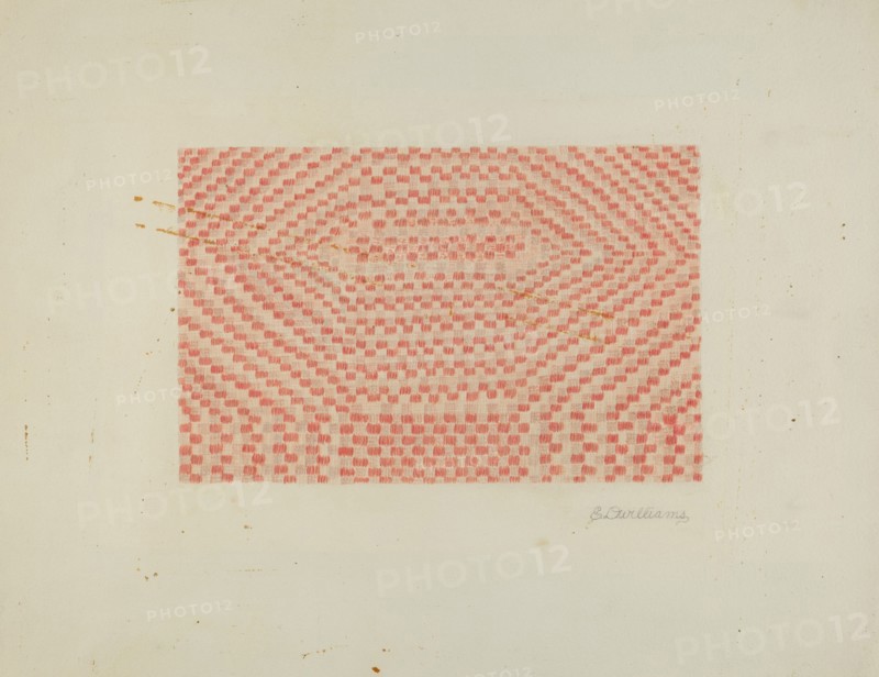 Woolen Coverlet, c. 1941.