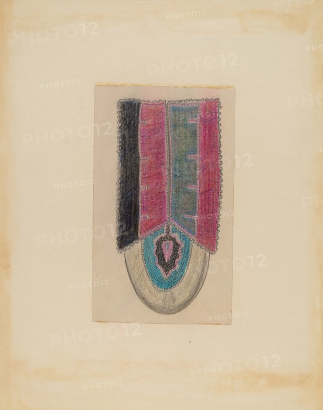 Moccasin Beadwork, 1935/1942.