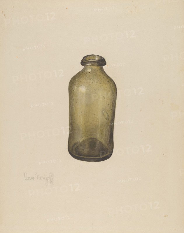 Shoe Blacking Bottle, c. 1940.
