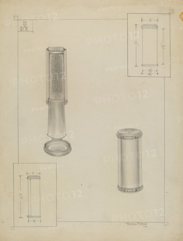 Silver Nutmeg Grater, c. 1936.