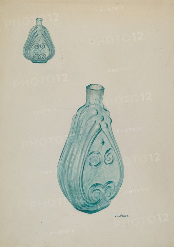 Deep Aquamarine Bottle, c. 1941.