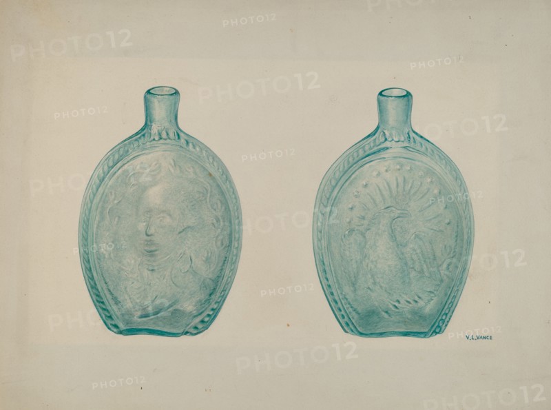 Washington Eagle Flask, c. 1942.