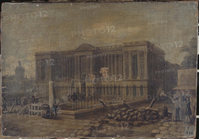 Attack on the Louvre, July 29, 1830.