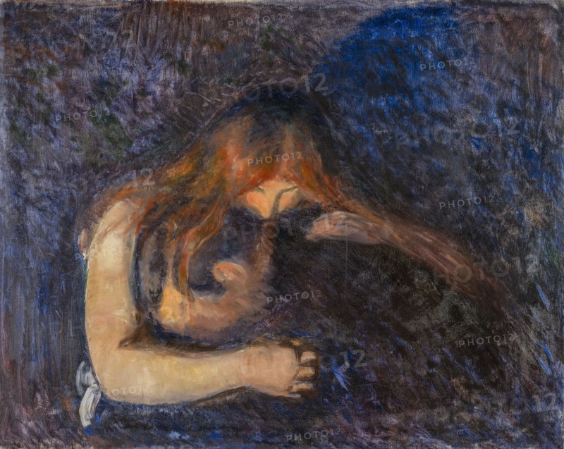 The Vampire, 1893. Creator: Munch, Edvard (1863-1944).