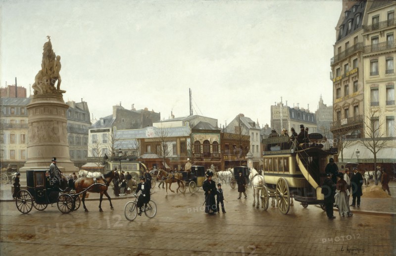 Place Clichy, in 1896, 1896.