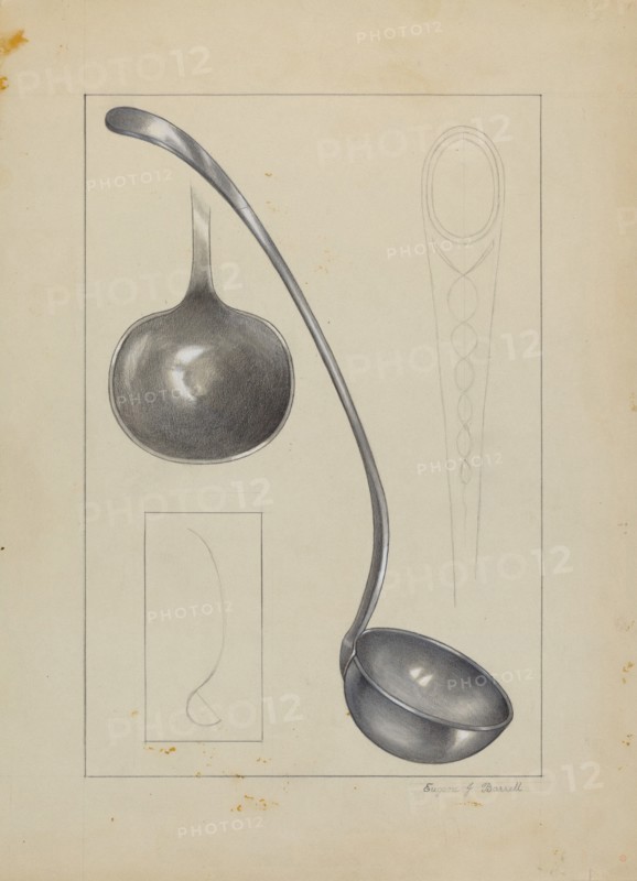 Silver Gravy Ladle, 1935/1942.