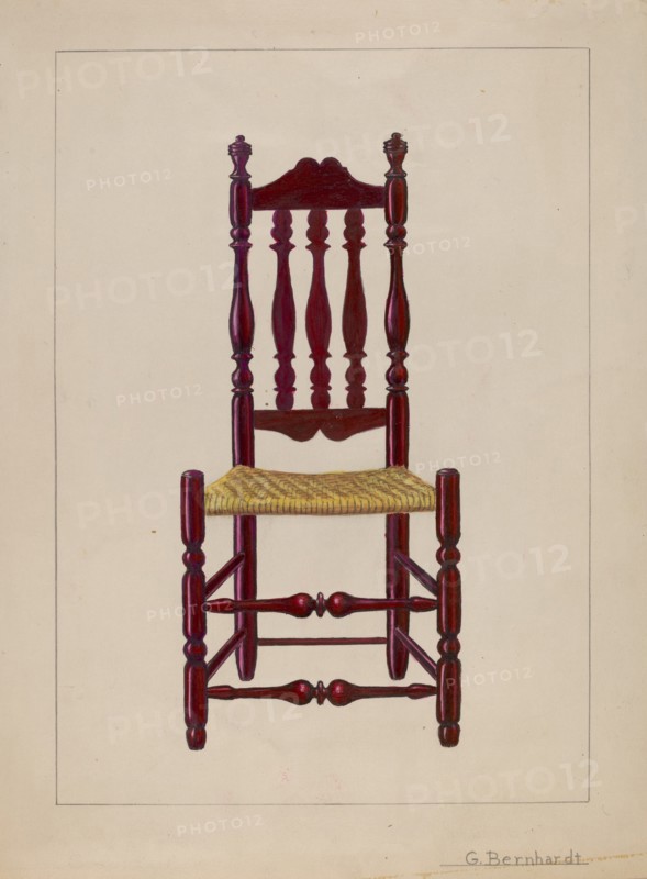 Baluster Back Chair, c. 1936.
