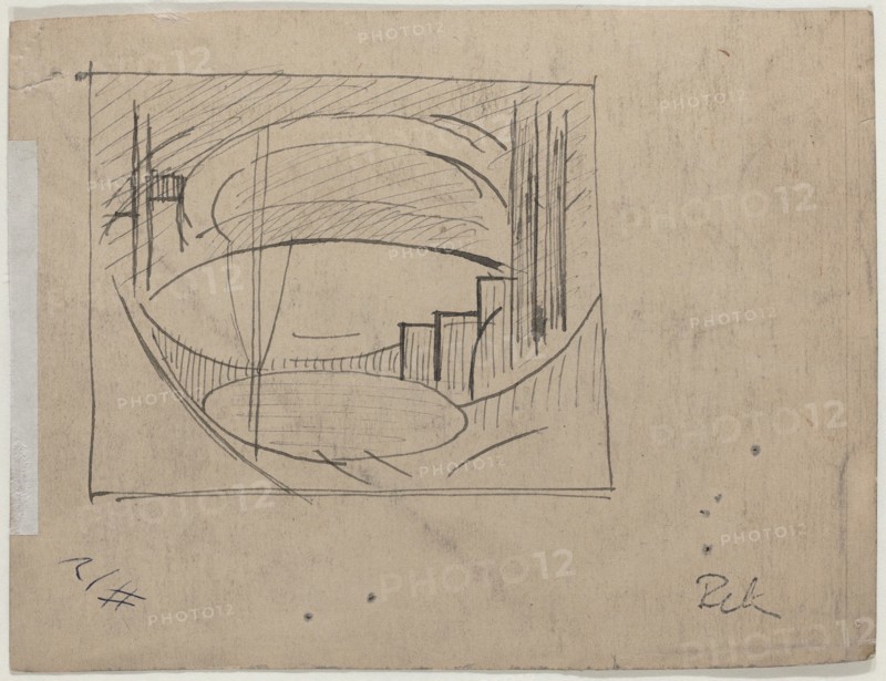 Study for "Soho" (verso), 1919.