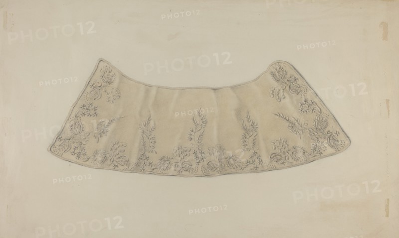 Embroidered Lace Collar, c. 1938.