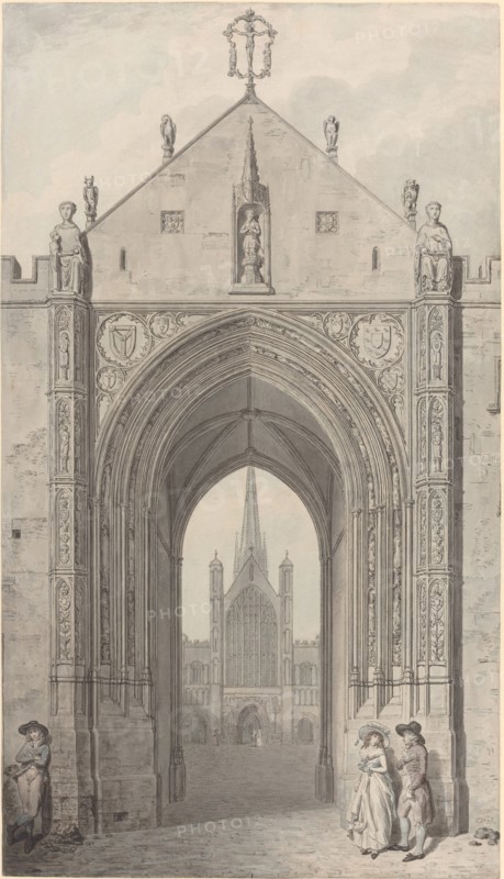 The Erpingham Gate, Norwich, 1791.