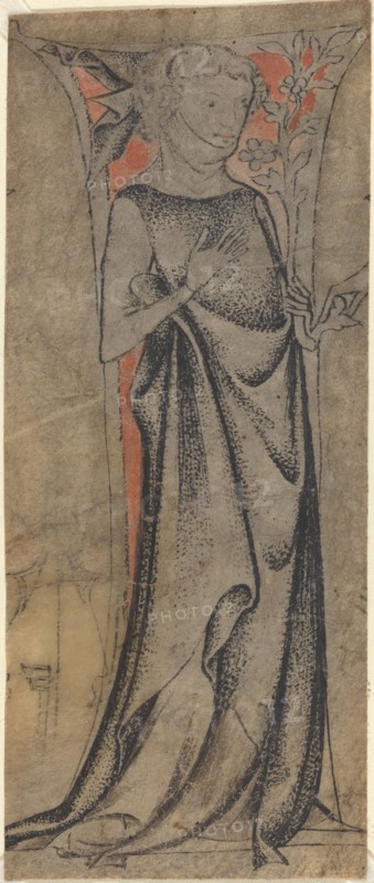Standing Youth with a Branch, c. 1325.