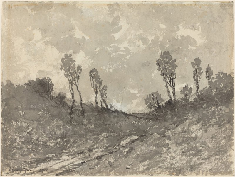 Road at Hérisson, 1911.