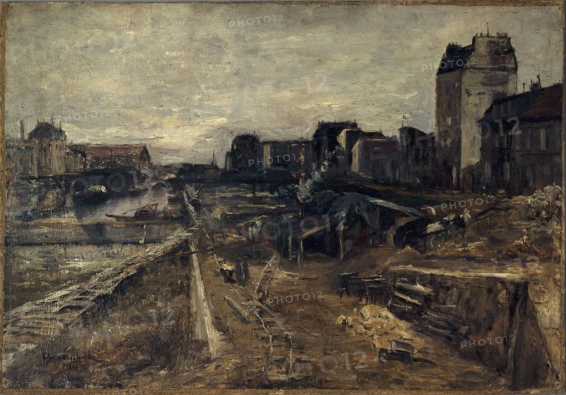 Canal Saint-Martin, 1889.