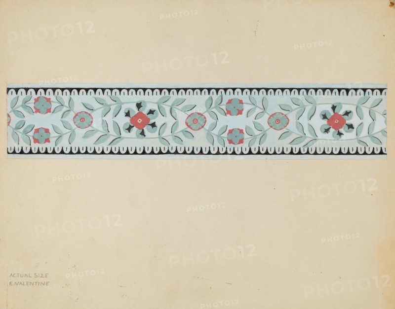 Wall Paper Border, c. 1936.