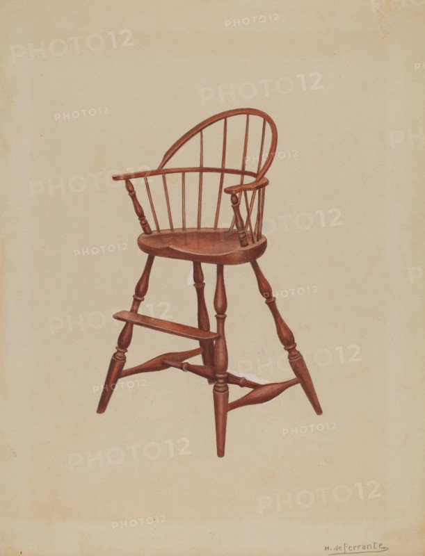 Infant's High Chair, c. 1937.