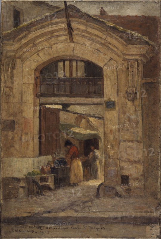 Porte Rue Saint-Jacques, 1905.