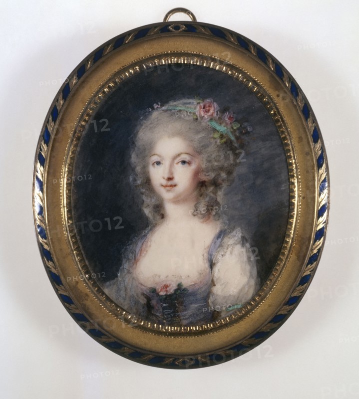 Portrait of Lucie Hall, c1788.