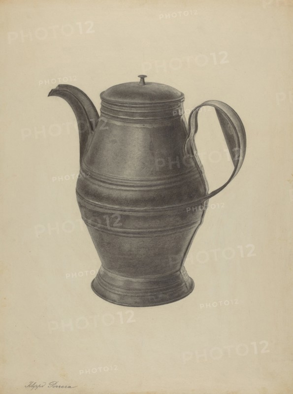 Pa. German Coffee Pot, c. 1938.