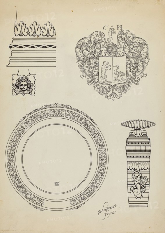 Silver Tankard: Detail, c. 1936.